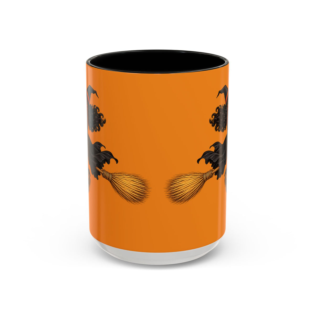 Velvet Vex Orange Accent Mug by CreepyCrafts.boo