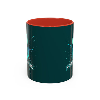 HYPE Drip Dark Hyperliquid Accent Mug by cypherpunkgear.com
