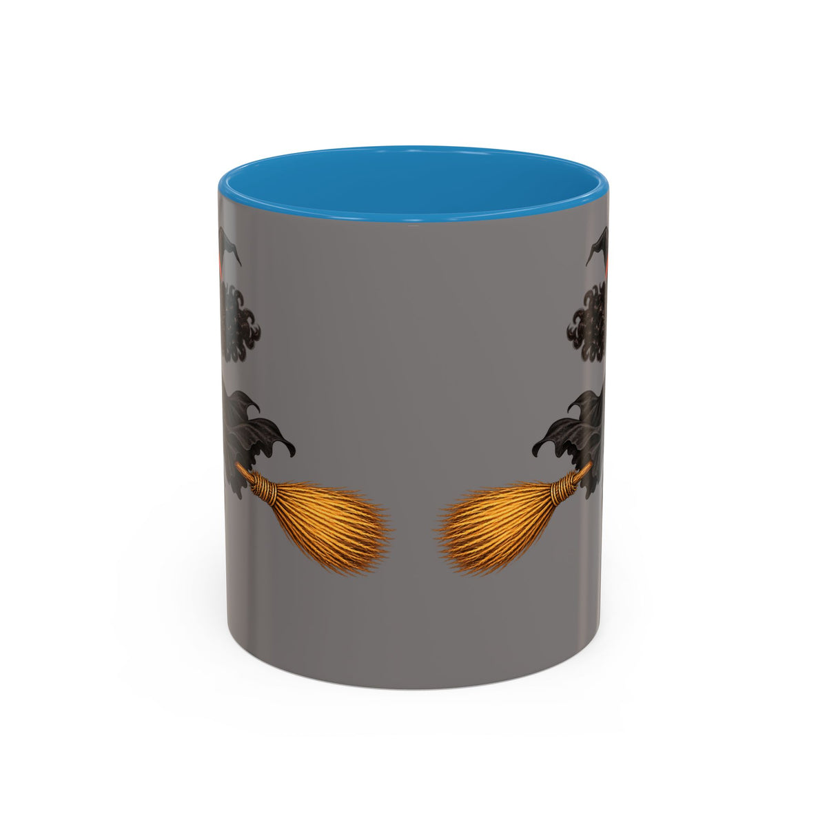 Velvet Vex Grey Accent Mug by CreepyCrafts.boo