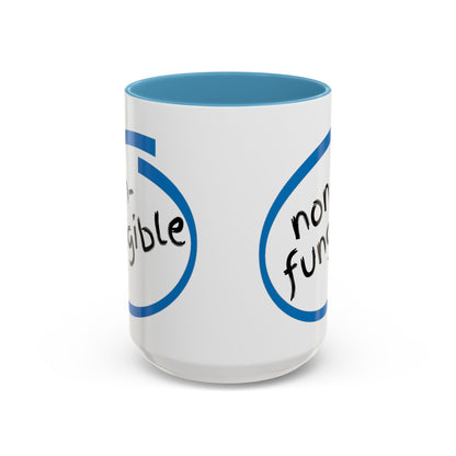 Nonfungible Accent Mug by cypherpunkgear