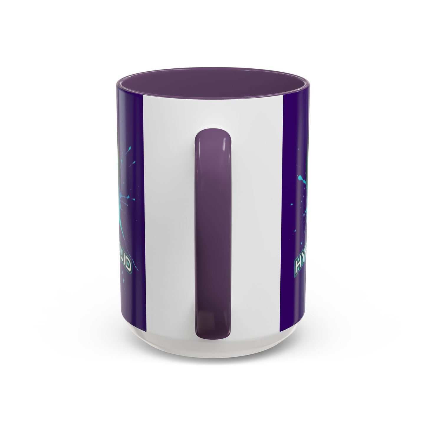 HYPE Drip Dark Purple Accent Mug by cypherpunkgear.com