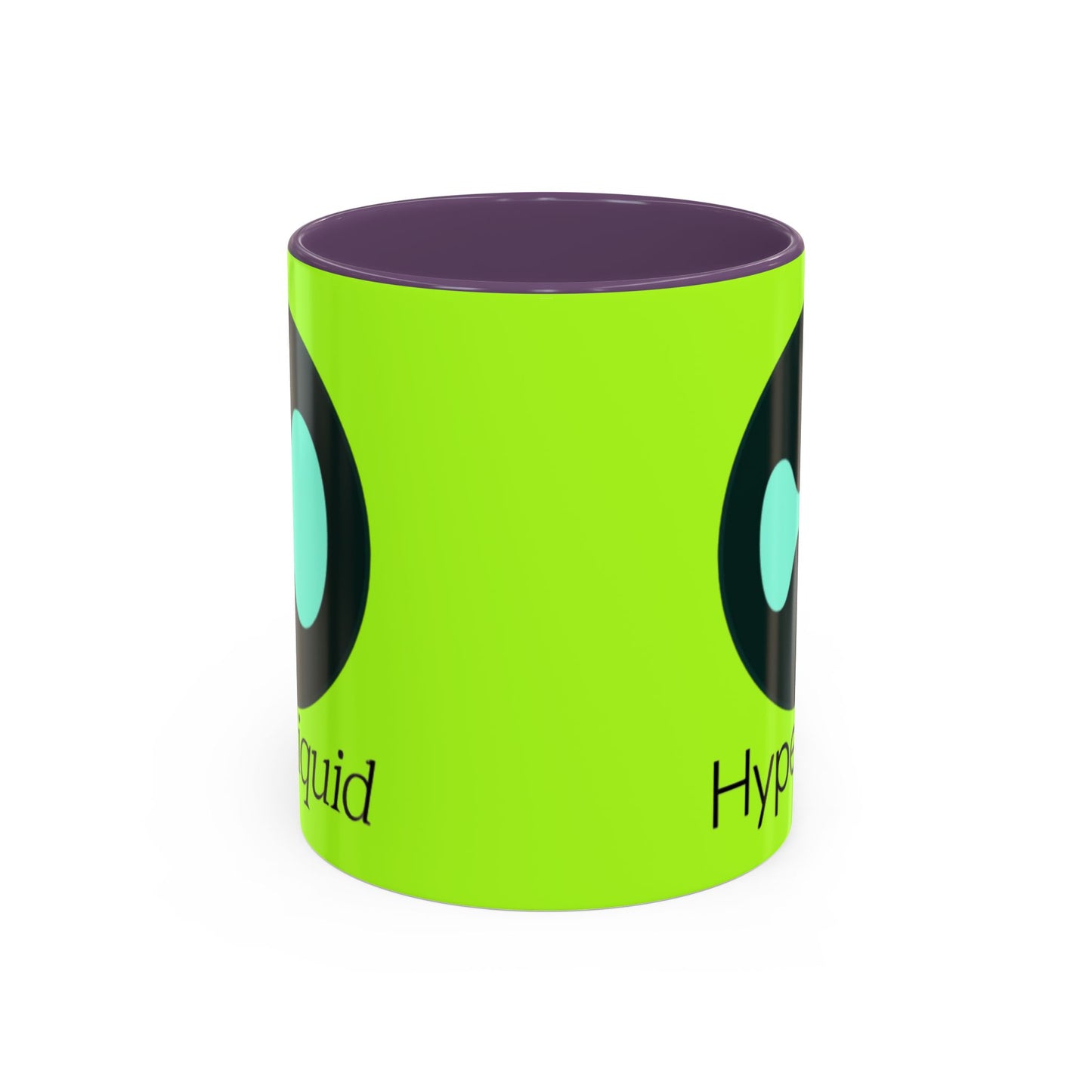 Hyperliquid Black font Green Accent Mug by cypherpunkgear.com