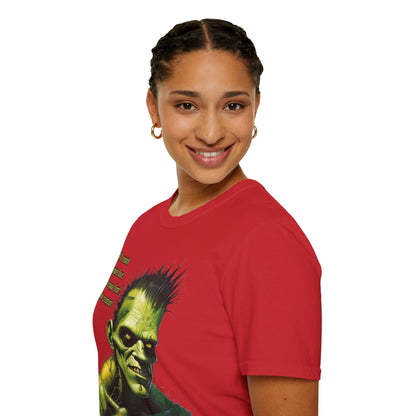 Frankenstein's Creature Light colors Unisex T-Shirt by CreepyCrafts.boo