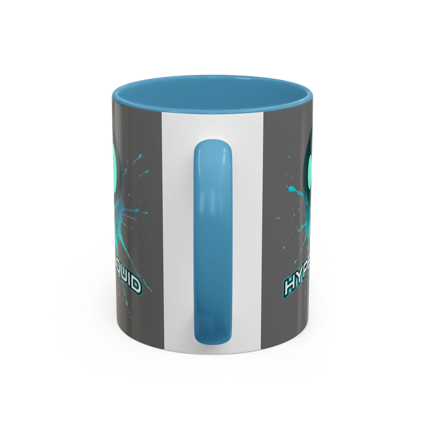 HYPE Drip Grey Accent Mug by cypherpunkgear.com