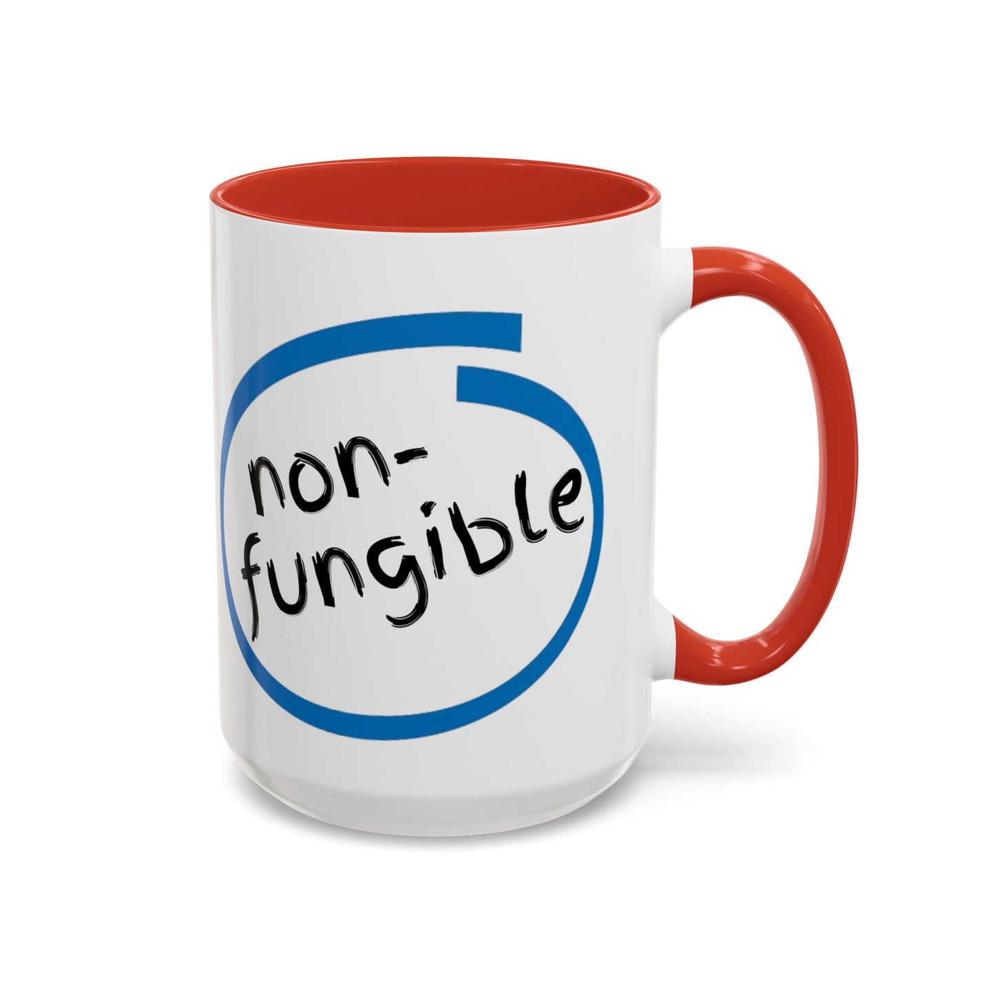 Nonfungible Accent Mug by cypherpunkgear