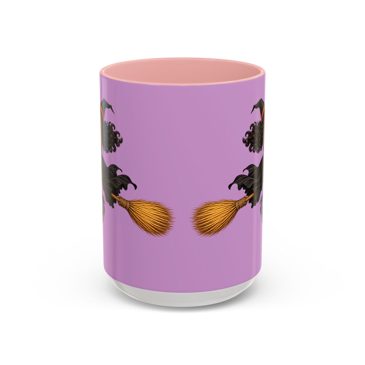 Velvet Vex Pink Accent Mug by CreepyCrafts.boo