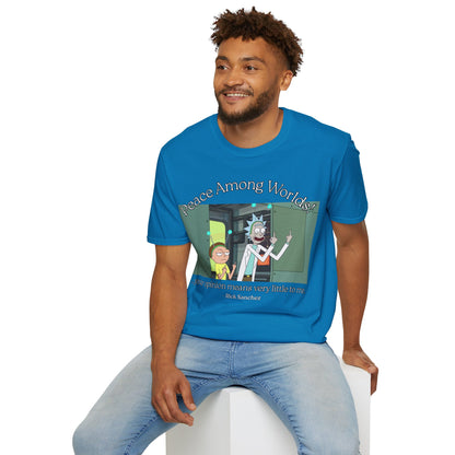 Peace Among Worlds! Dark colors Unisex T-Shirt by cypherpunkgear.com