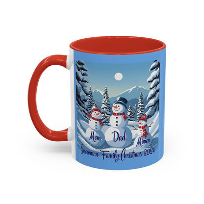 Snowman Family of 3 Accent Mug by cypherpunkgear