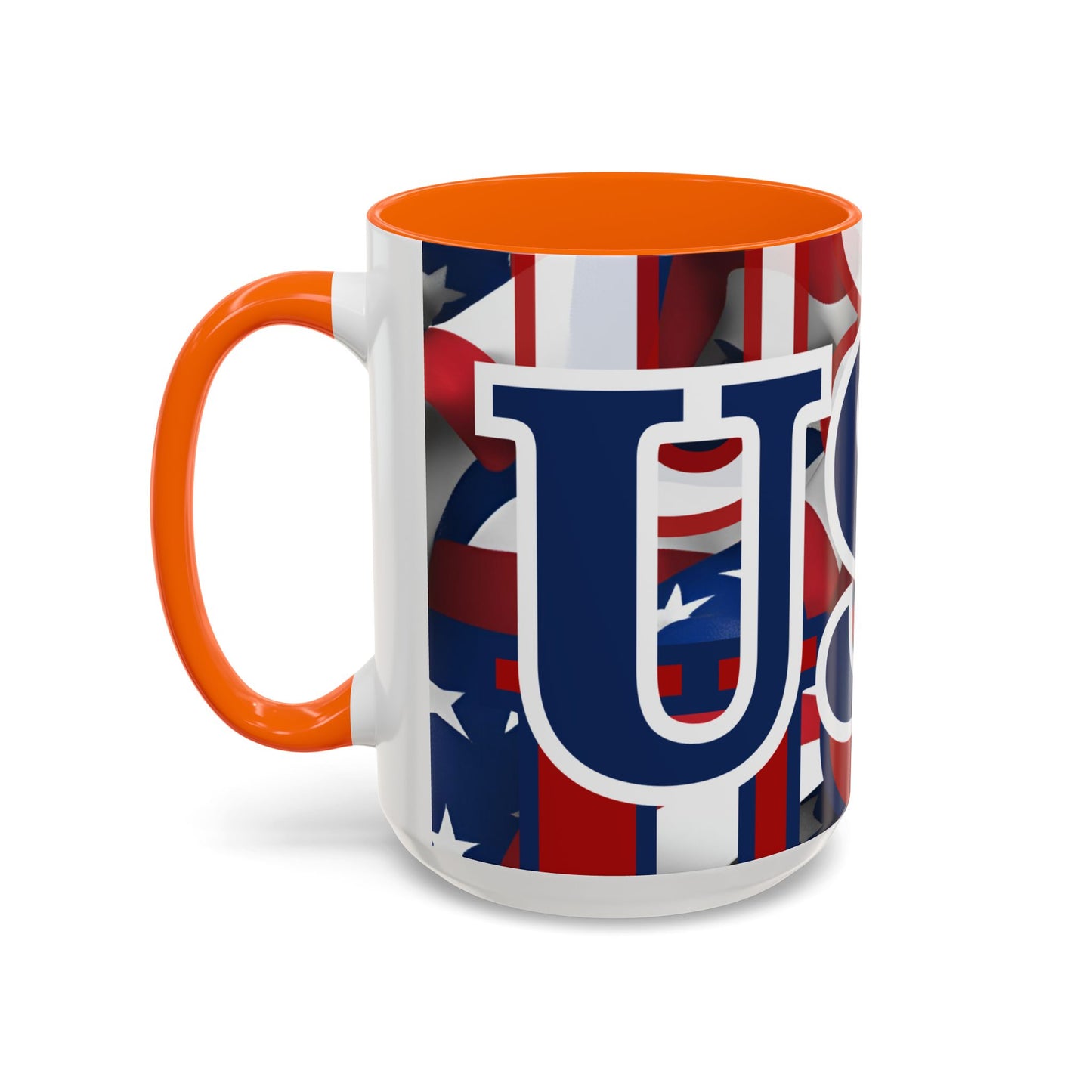 ¡EE.UU! ¡EE.UU! ¡EE.UU! ¡Patriota por cypherpunkgear! Taza de café decorativa (11, 15 oz)