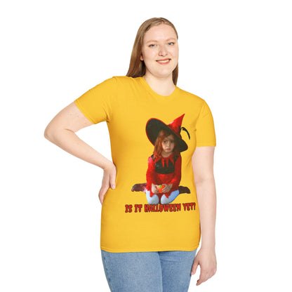 Is it Halloween yet? Light colors Unisex T-Shirt by CreepyCrafts.boo
