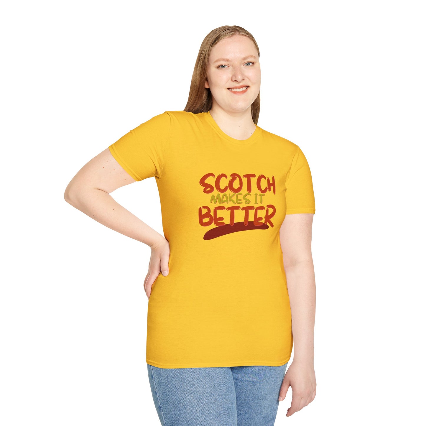 ¡Scotch lo mejora con cypherpunkgear! Camiseta unisex de estilo suave