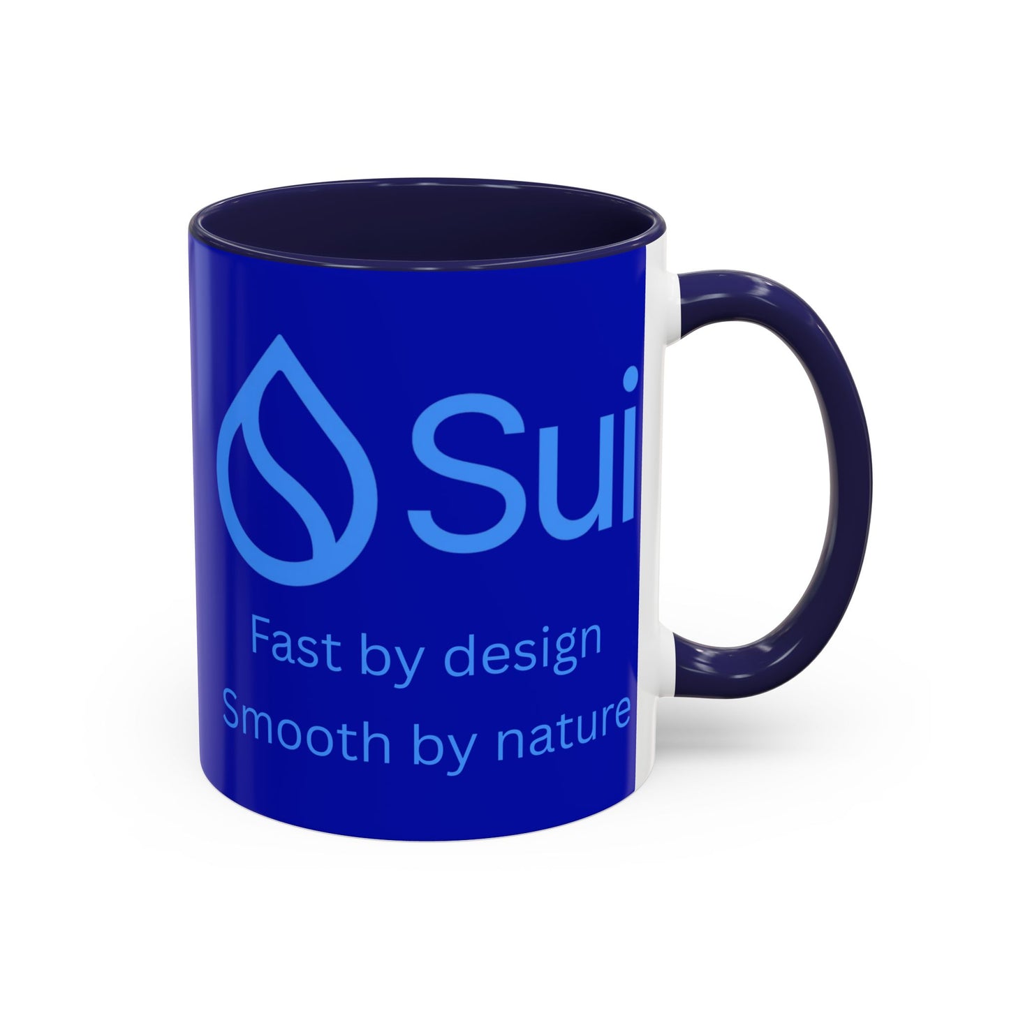 SUI Dark Blue Accent Mug by cypherpunkgear.com