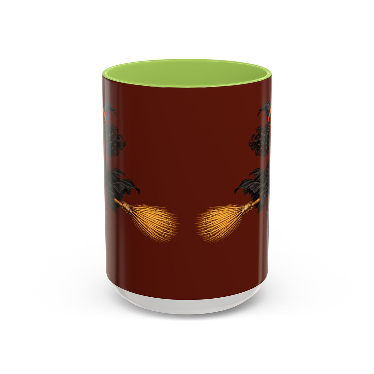 Velvet Vex Brown Accent Mug by CreepyCrafts.boo