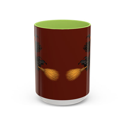 Velvet Vex Brown Accent Mug by CreepyCrafts.boo