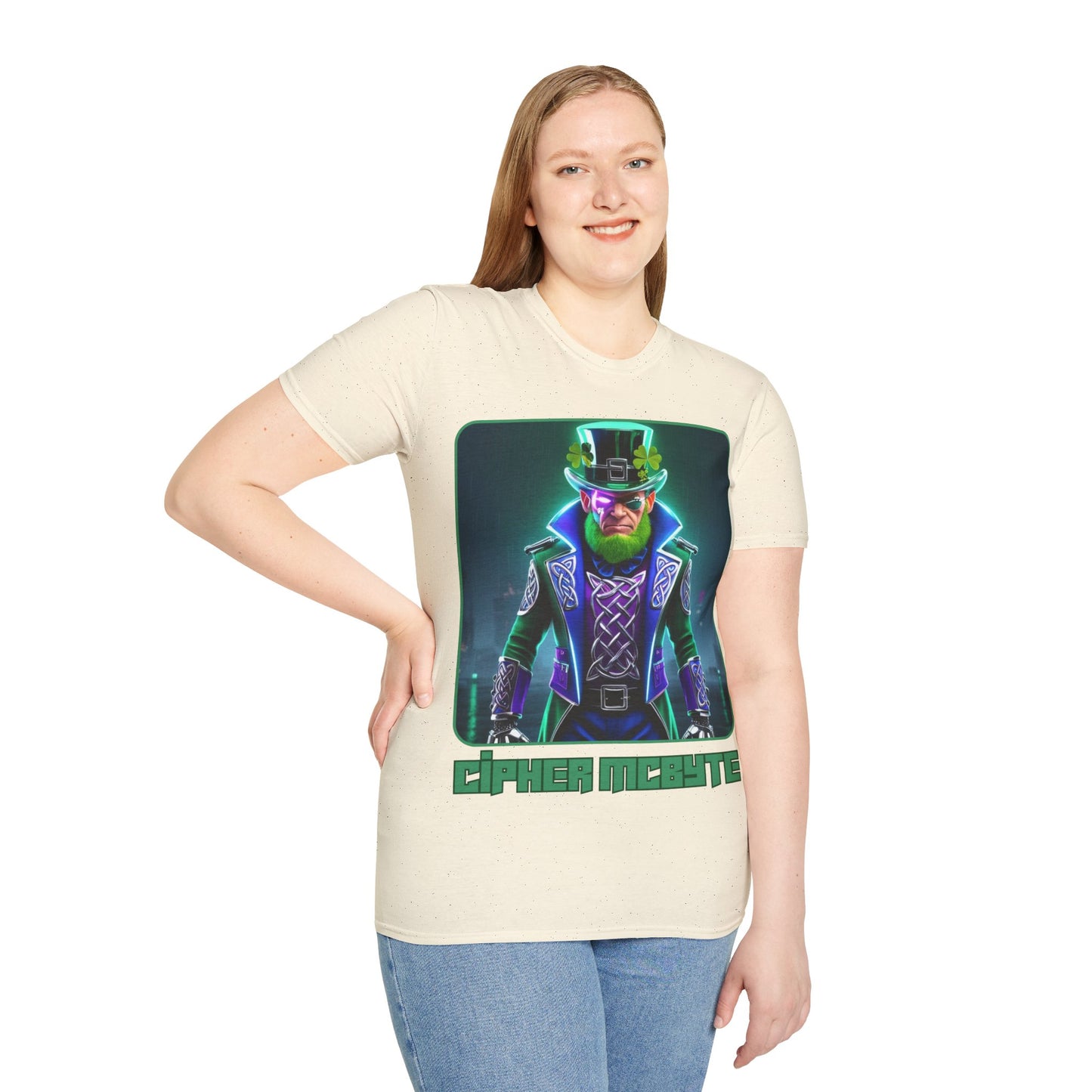 Cipher McByte Light colors Unisex T-Shirt by cypherpunkgear.com