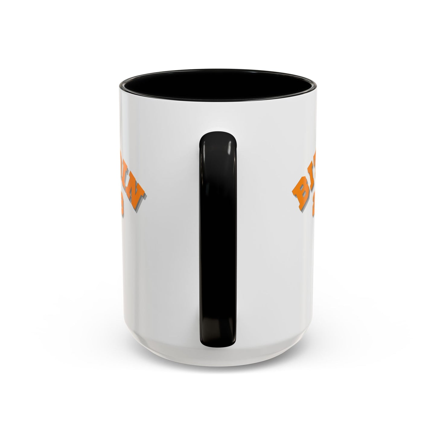 Bitcoin 2009 White Accent Mug by cypherpunkgear.com