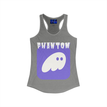 Phantom Hot Wallet Women's Racerback Tank Top by cypherpunkgear.com