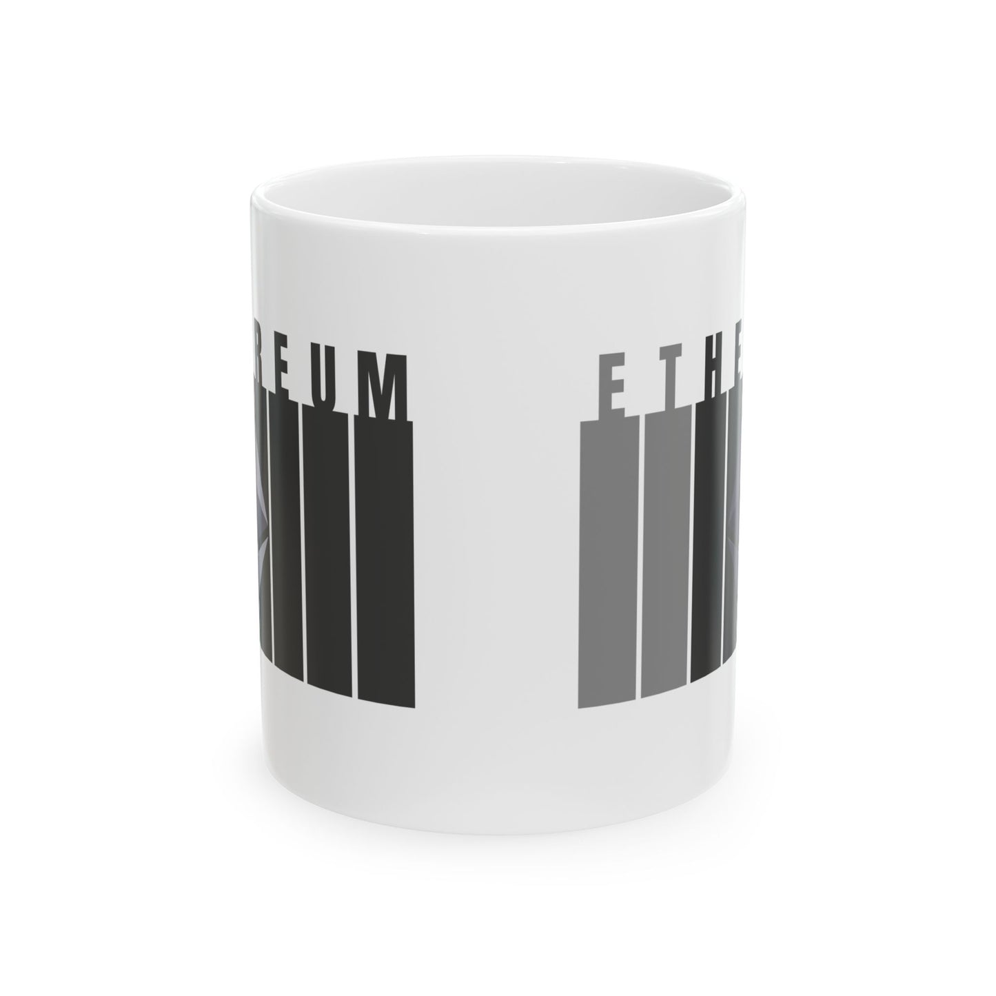 Ethereum (ETH) White Mug by cypherpunkgear.com
