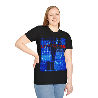 Cypherpunk Dark colors Unisex T-Shirt by cypherpunkgear.com