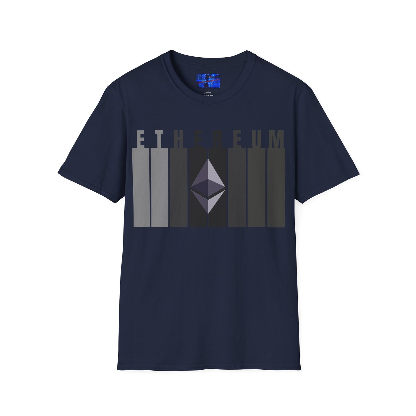 Ethereum (ETH) Dark colors Unisex T-Shirt by cypherpunkgear.com