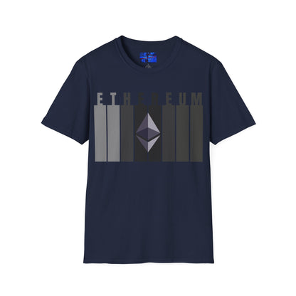 Ethereum (ETH) Dark colors Unisex T-Shirt by cypherpunkgear.com