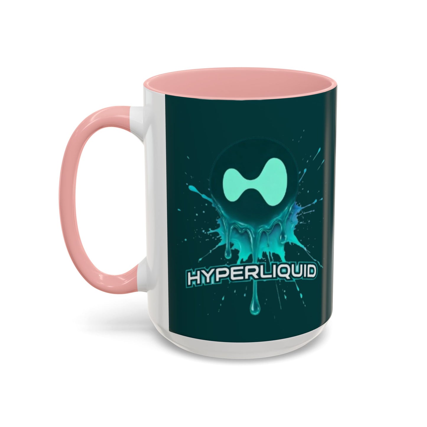 HYPE Drip Dark Hyperliquid Accent Mug by cypherpunkgear.com