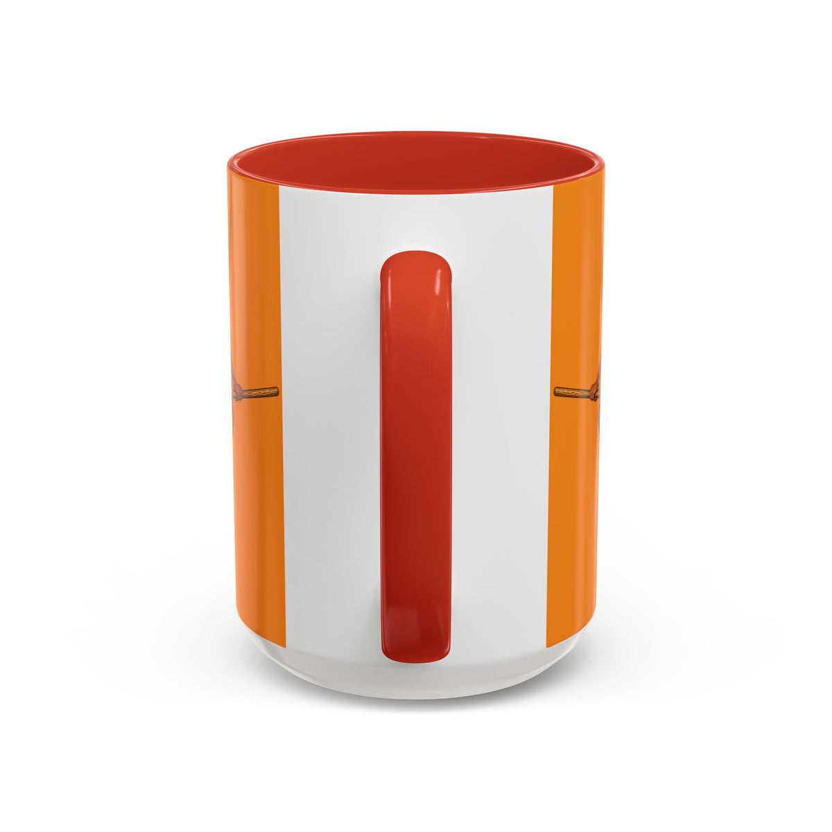 Velvet Vex Orange Accent Mug by CreepyCrafts.boo