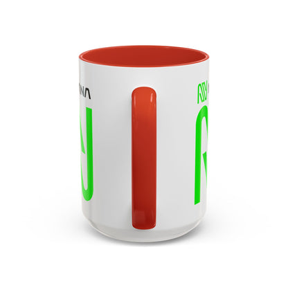 Nosana (NOS) Accent Mug by cypherpunkgear