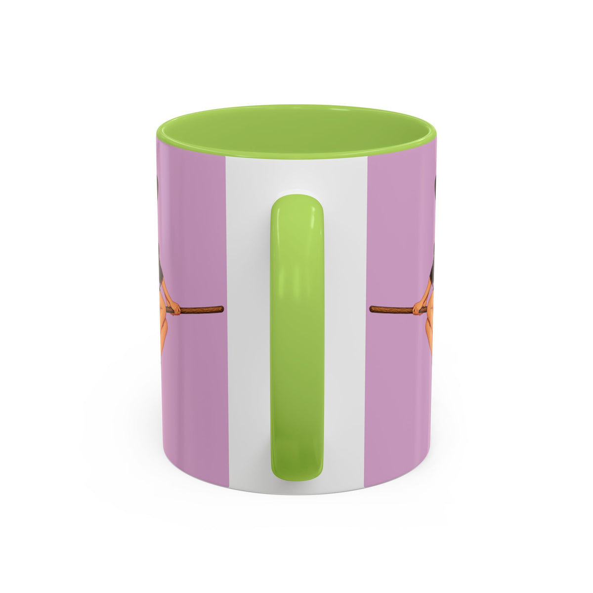 Hazel Hex Pink Accent Mug by CreepyCrafts.boo