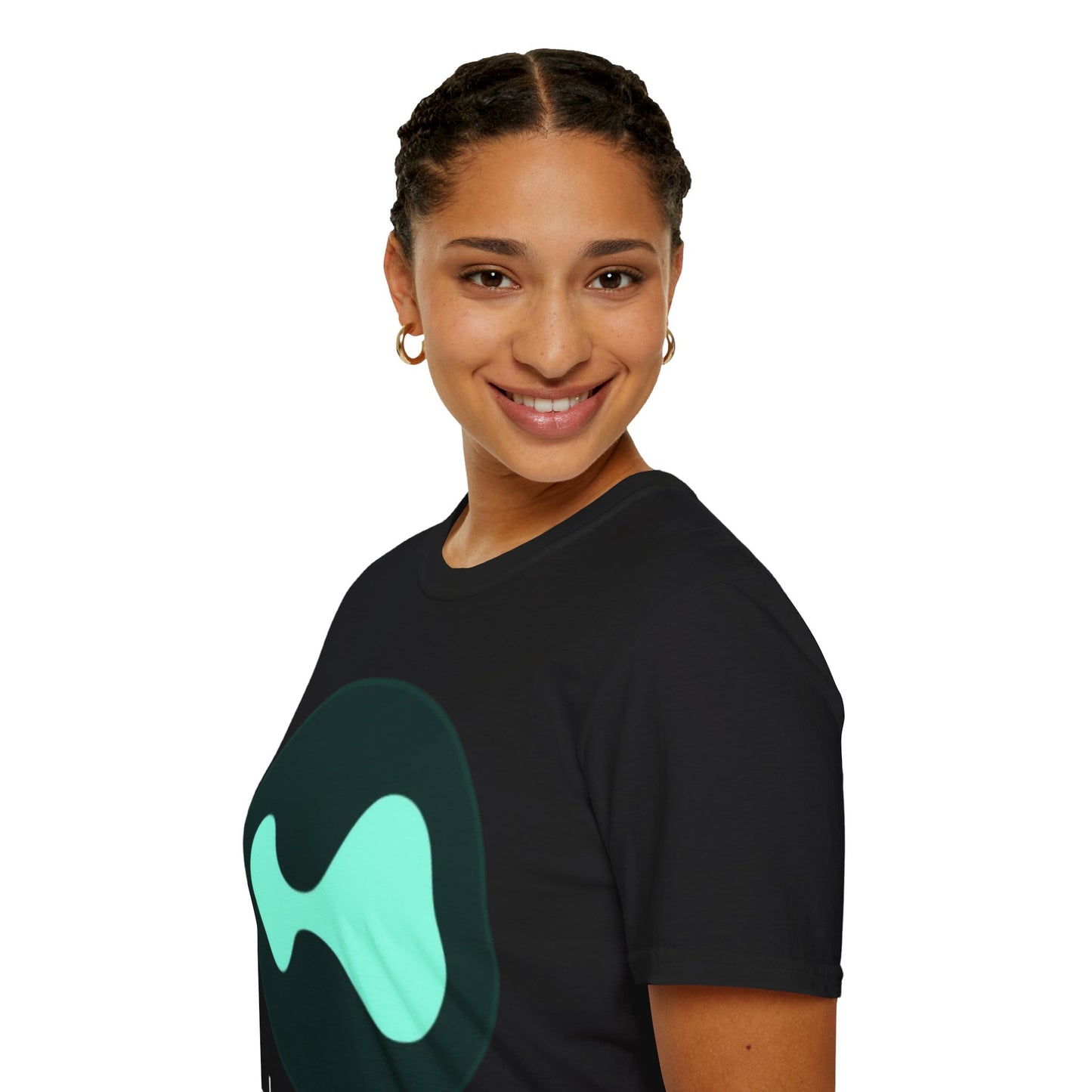 Hyperliquid White font Unisex T-Shirt by cypherpunkgear.com