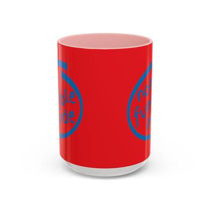 Non-Fungible Inside Red Accent Mug by cypherpunkgear.com