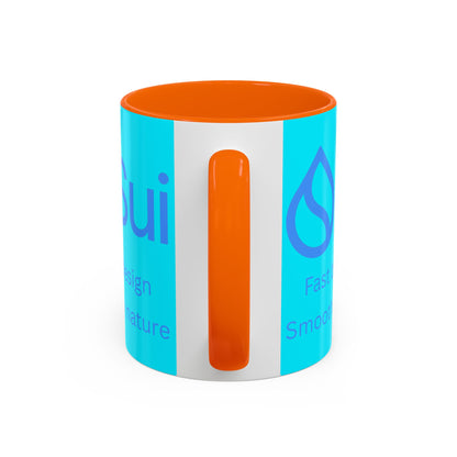 SUI Light Blue Accent Mug by cypherpunkgear.com