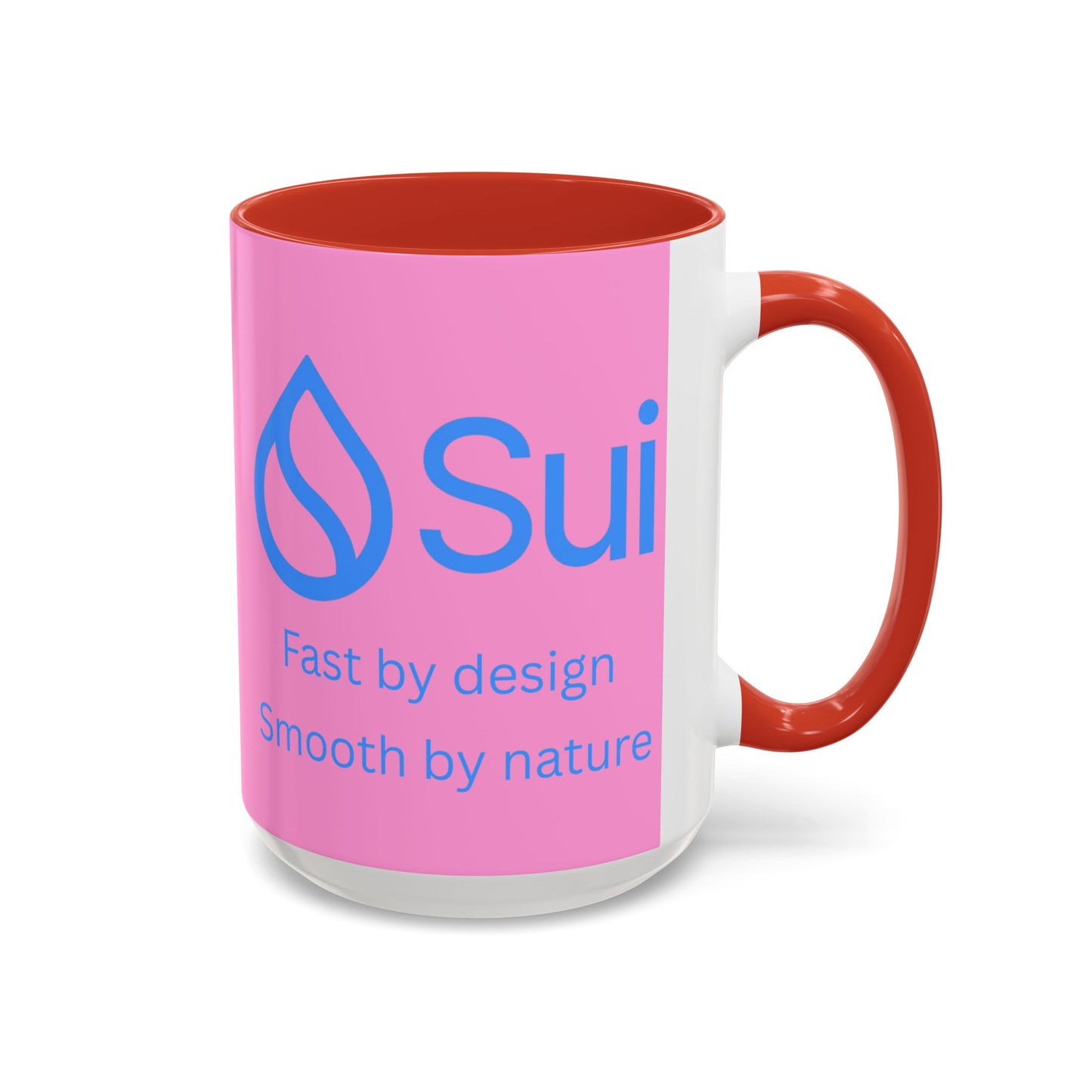 SUI Pink Accent Mug by cypherpunkgear.com