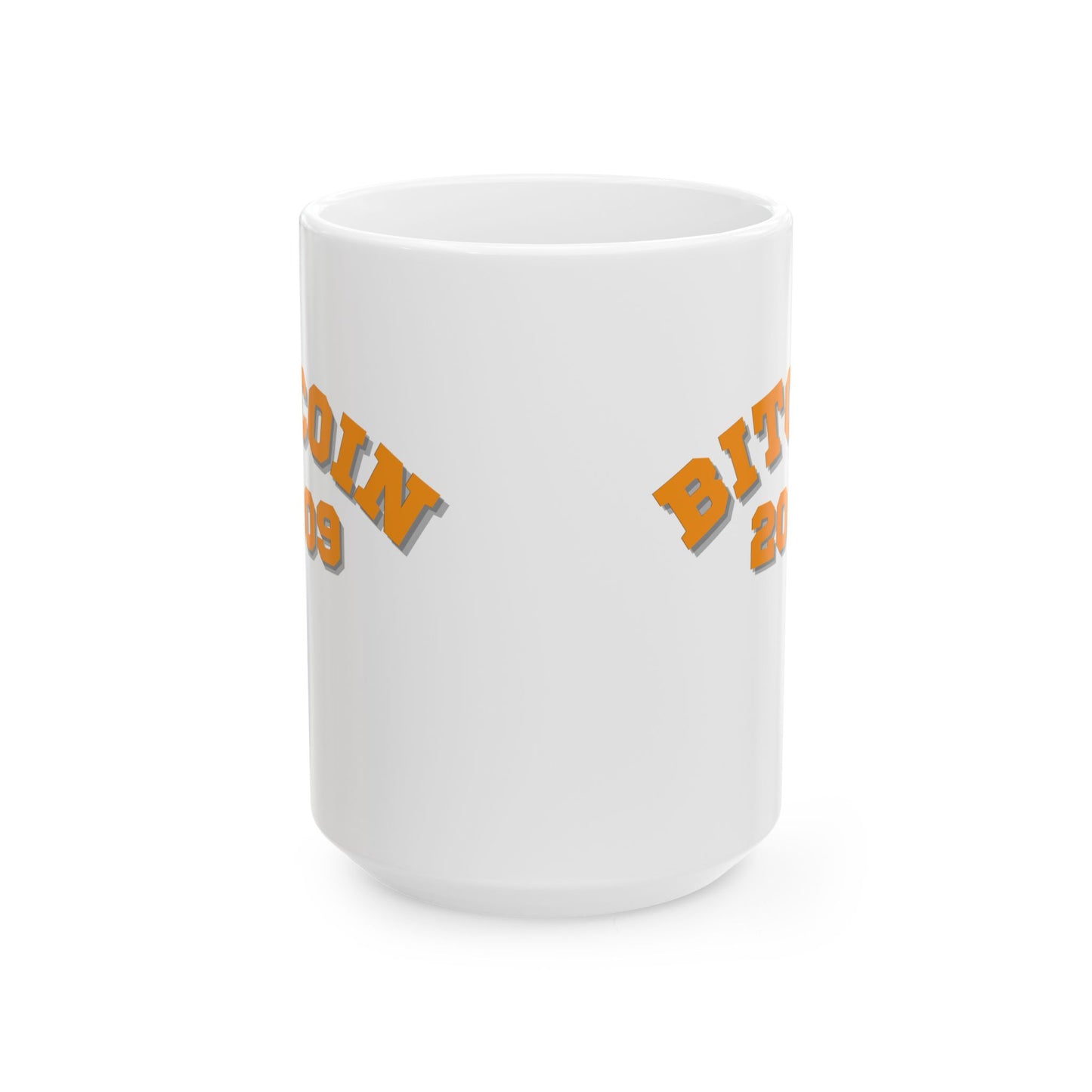 Bitcoin 2009 White Mug by cypherpunkgear.com