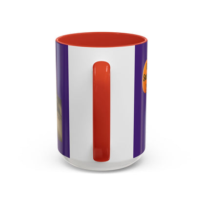 Is it Samhain yet? Skeleton's Pumpkin Purple Accent Mug by CreepyCrafts.boo