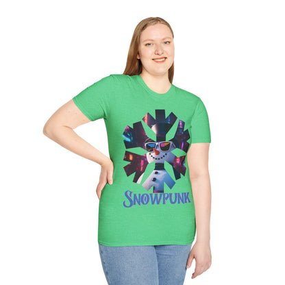 Snowpunk Dark colors Unisex T-Shirt by cypherpunkgear.com