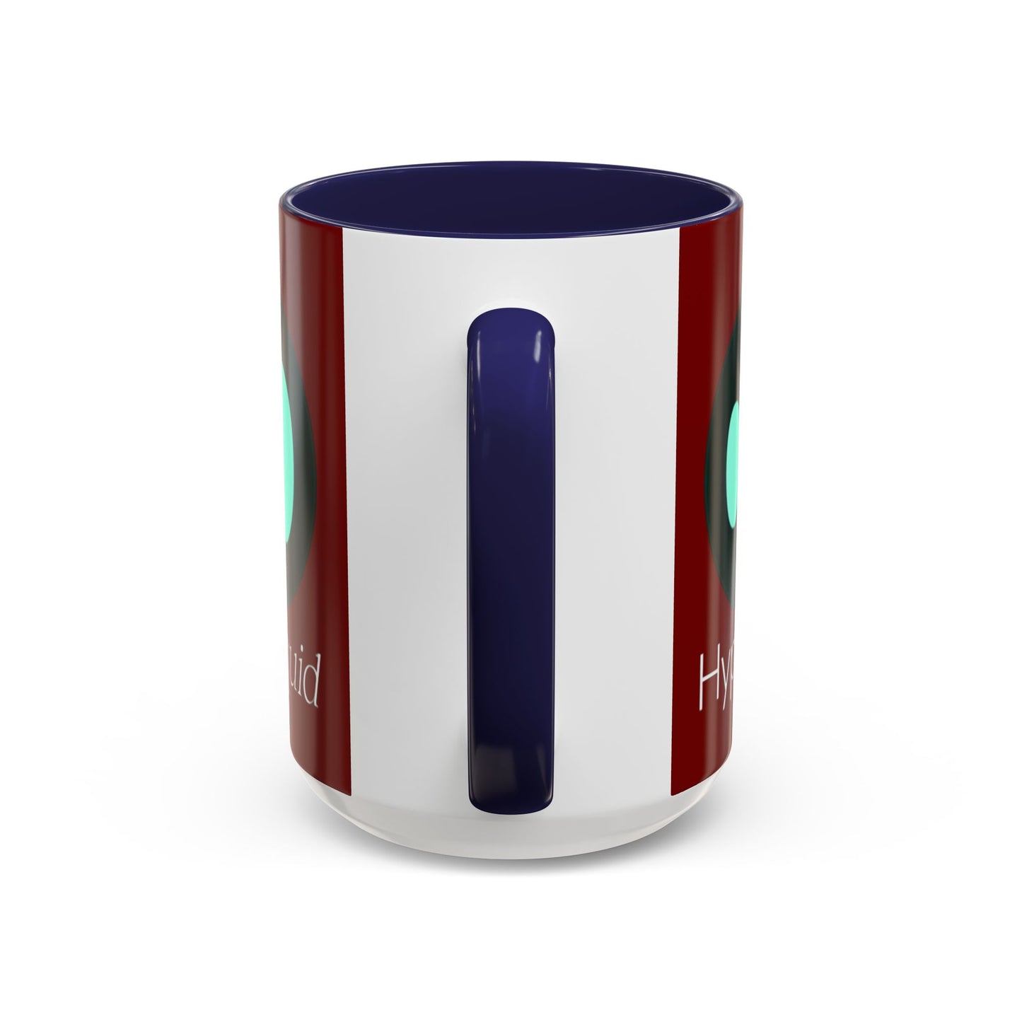 Hyperliquid White font Red Accent Mug by cypherpunkgear.com