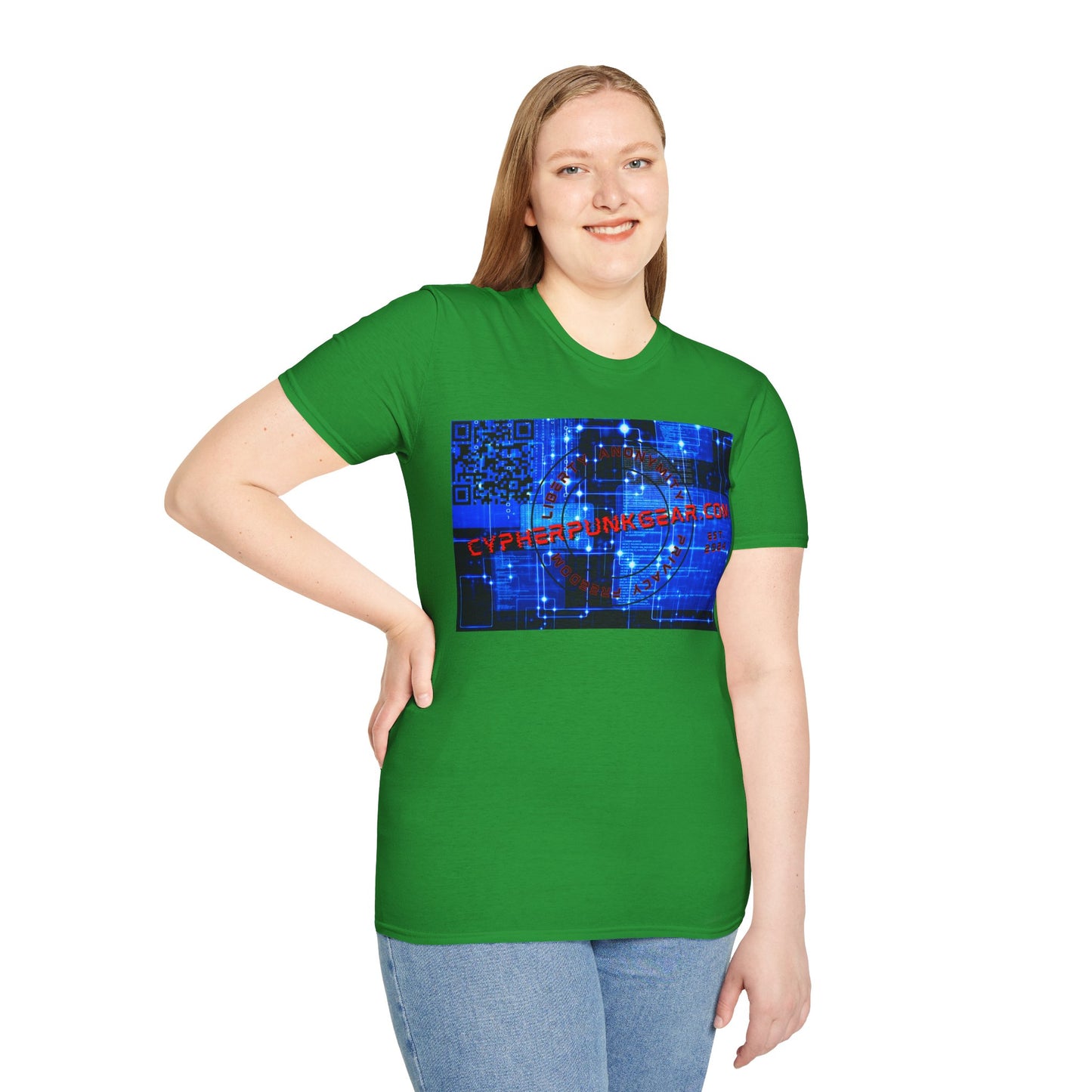 Cypherpunkgear.com logo Dark colors Unisex T-Shirt by cypherpunkgear.com