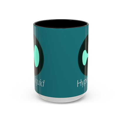 Hyperliquid White font Hyperliquid Accent Mug by cypherpunkgear.com