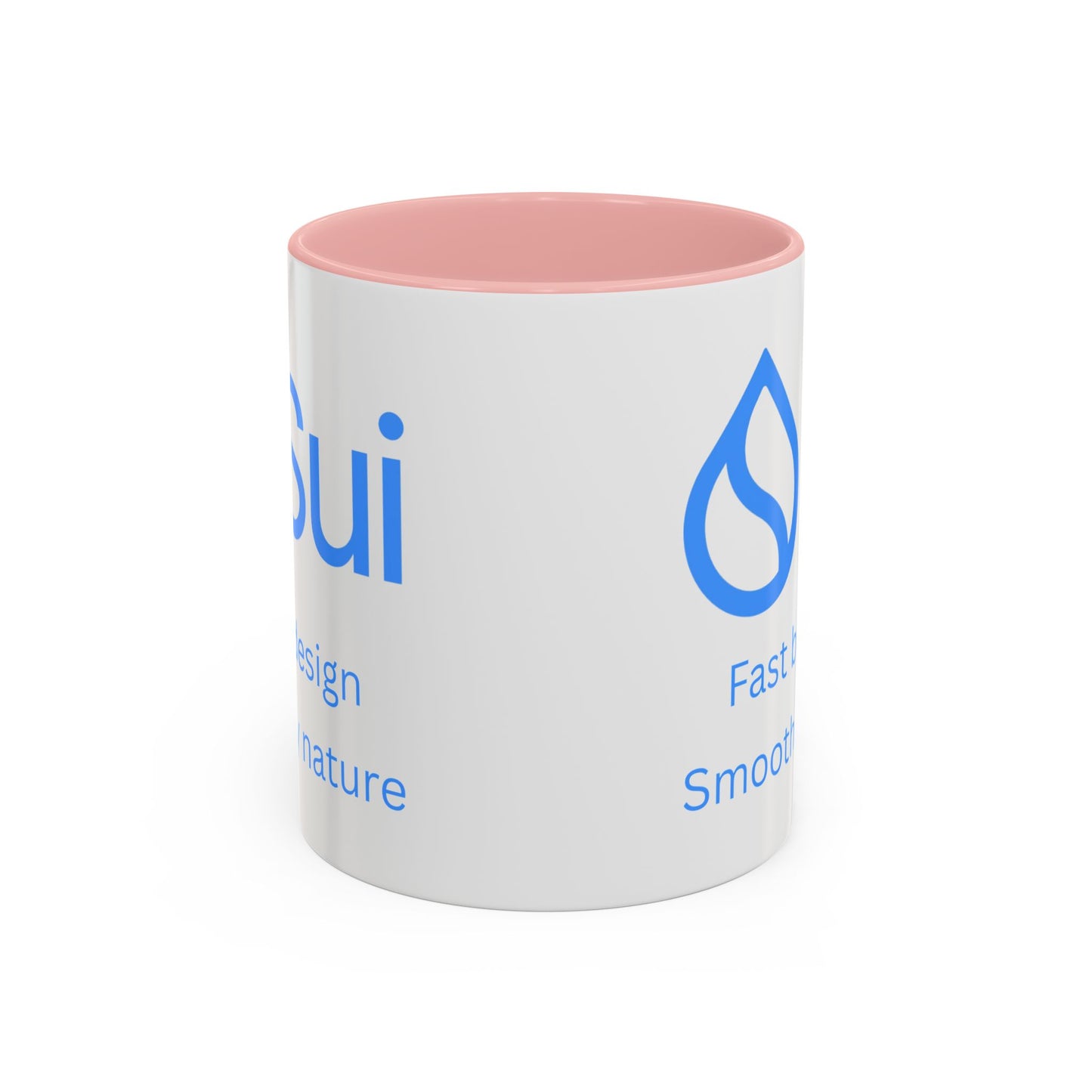SUI White Accent Mug by cypherpunkgear.com