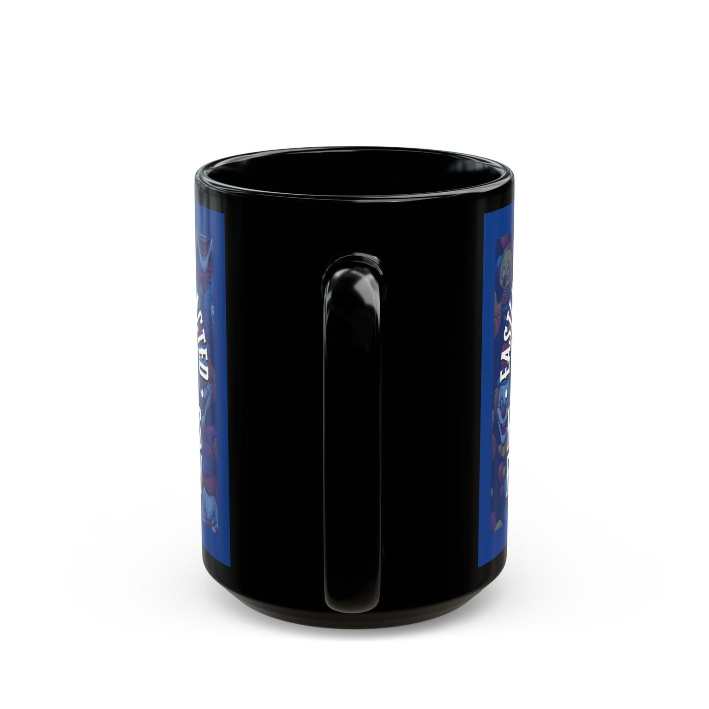 Easily Distracted by Heinous Fuckery Little Jinx Dark Blue Mug by cypherpunkgear.com