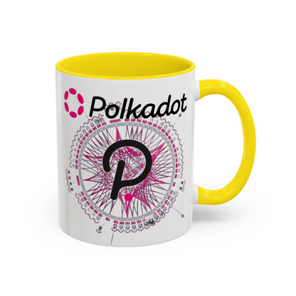 Polkadot (DOT) Accent Mug by cypherpunkgear.com