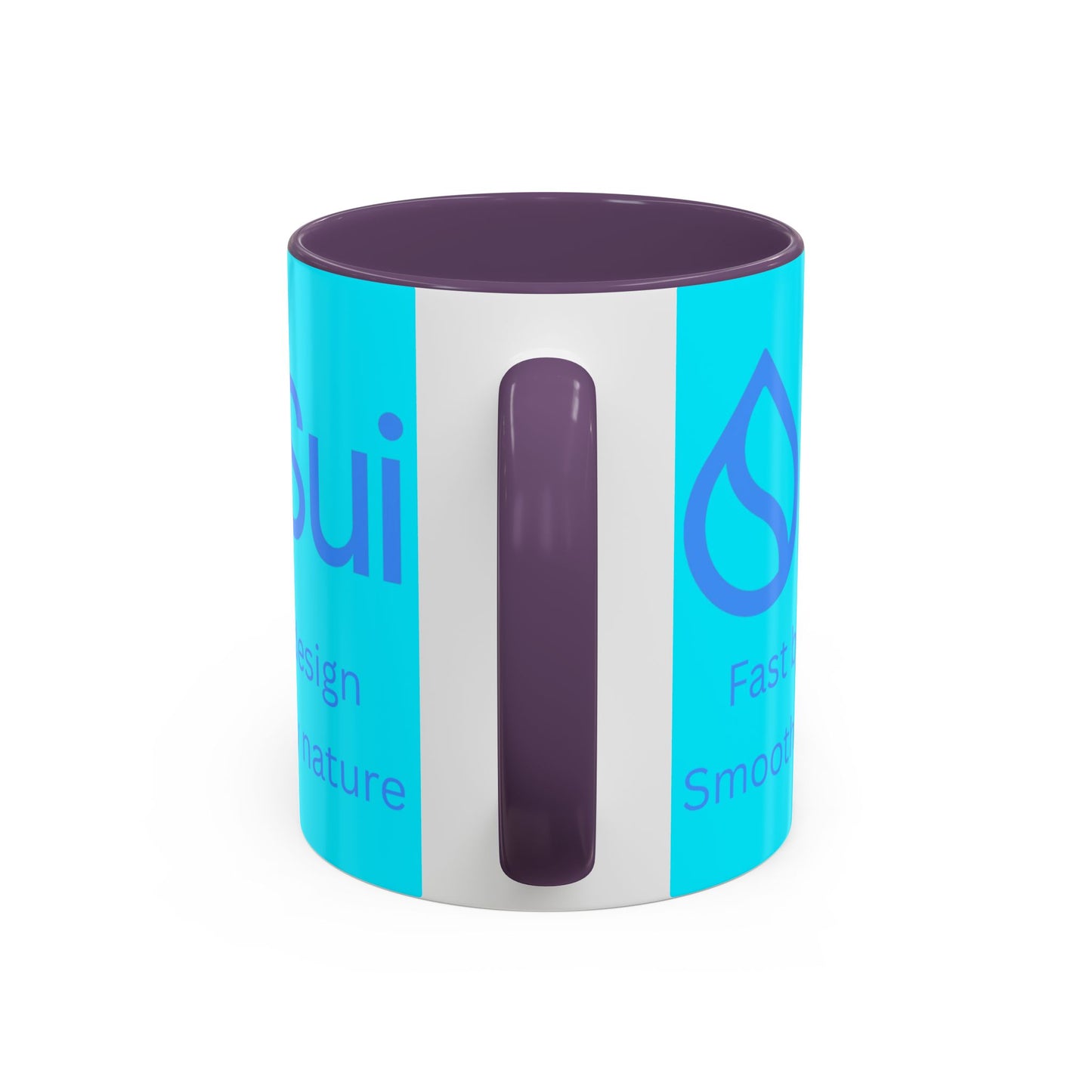 SUI Light Blue Accent Mug by cypherpunkgear.com