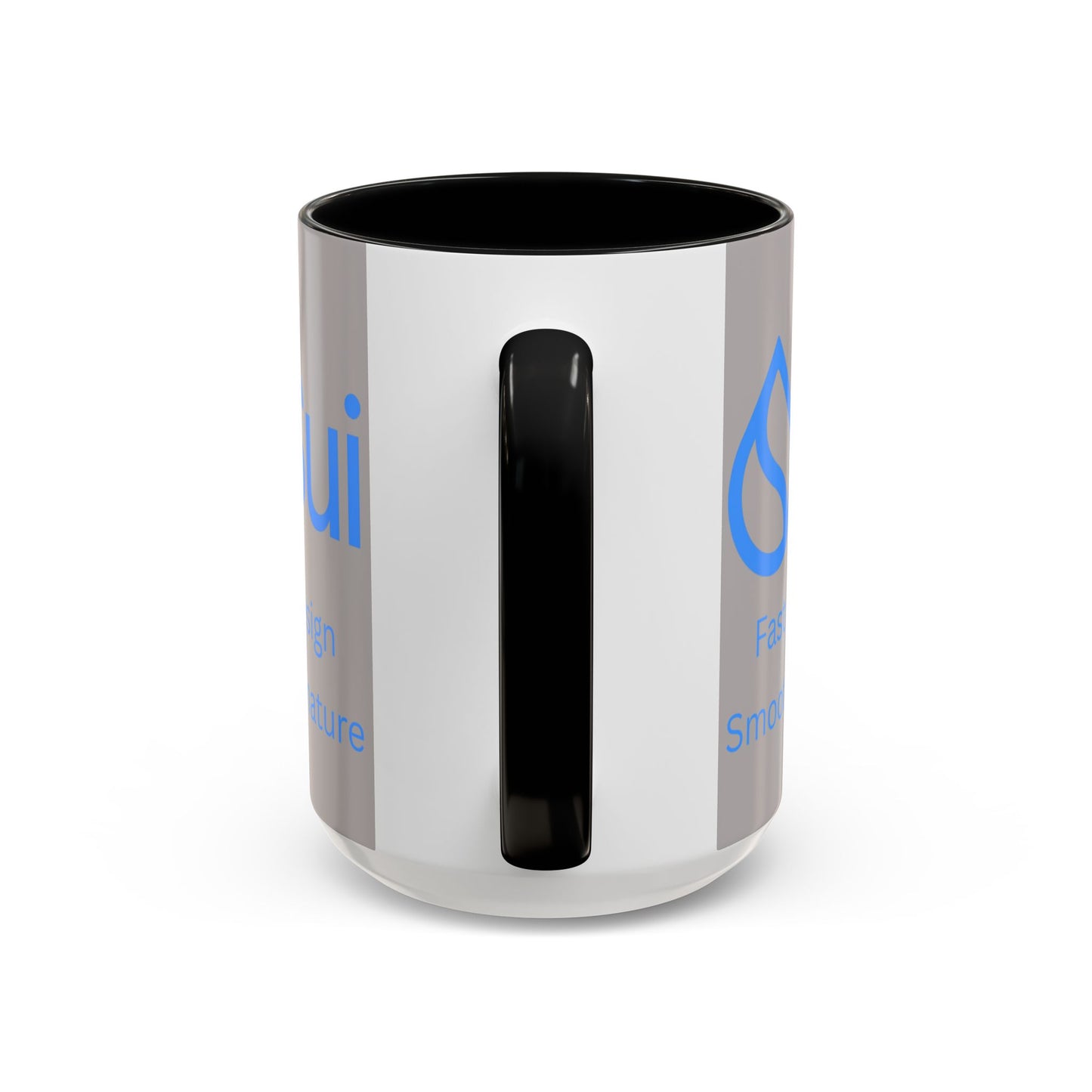 SUI Grey Accent Mug by cypherpunkgear.com