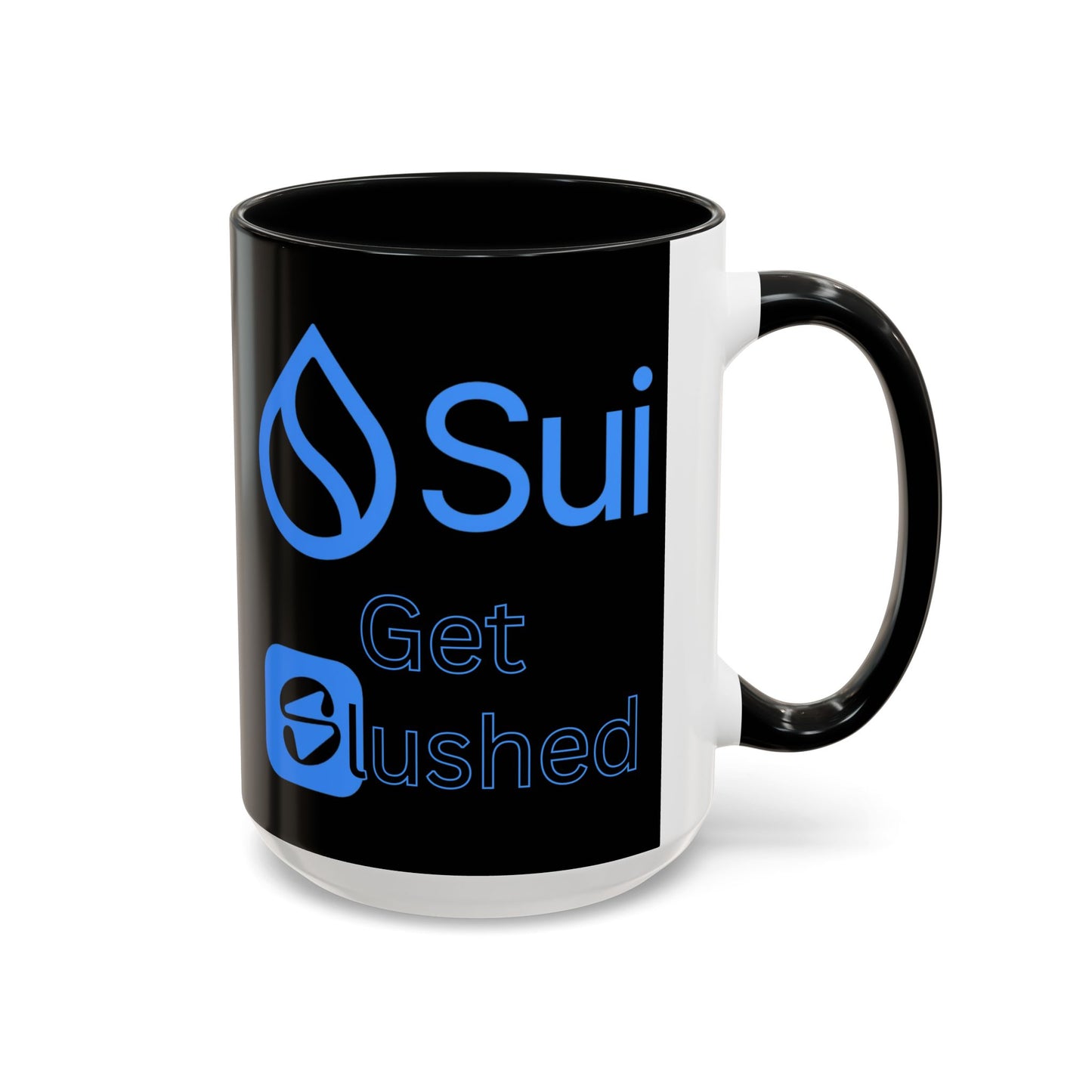 Sui: Get Slushed Black Accent Mug by cypherpunkgear.com