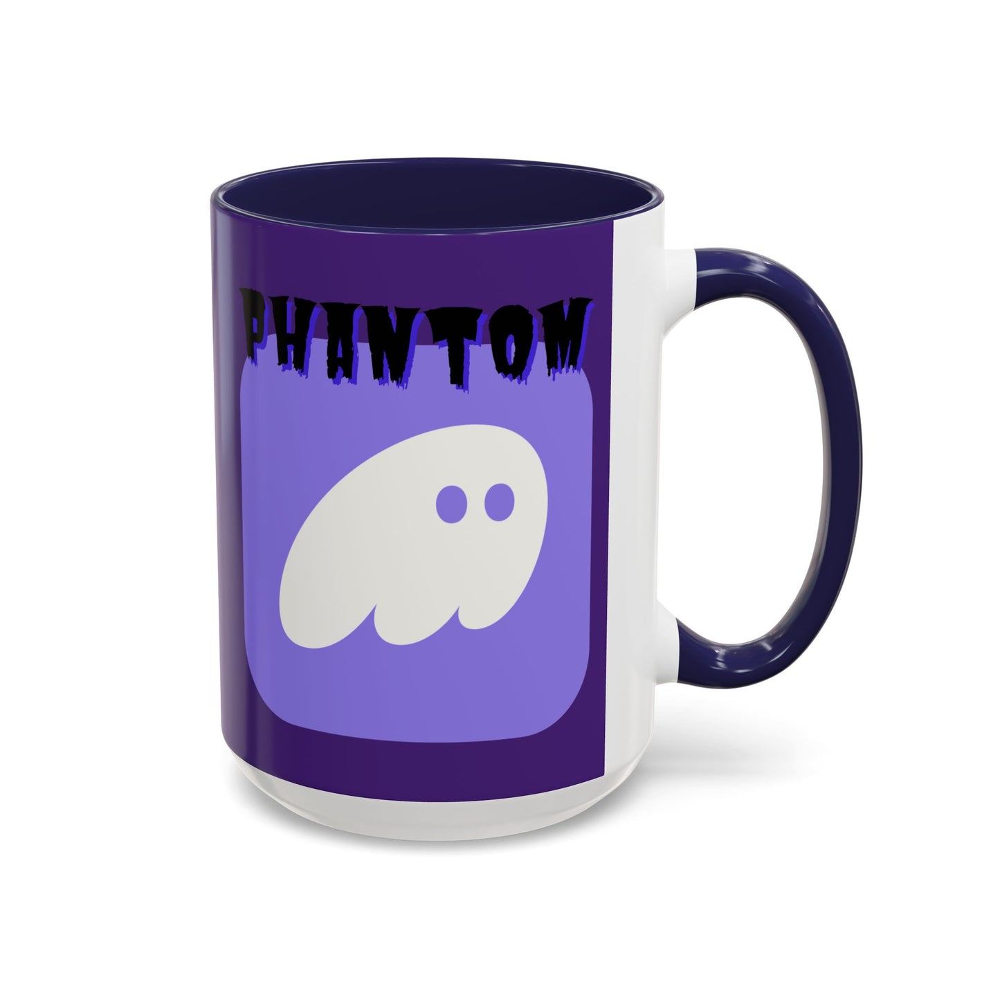 Phantom Hot Wallet Purple Accent Mug by cypherpunkgear.com