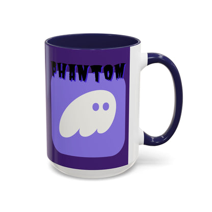 Phantom Hot Wallet Purple Accent Mug by cypherpunkgear.com