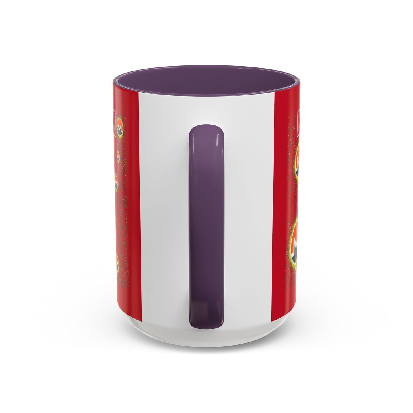 Monero (XMR) don't assume your freedoms are assured Red Accent Mug by cypherpunkgear.com