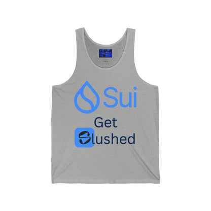 Sui: Get Slushed Unisex Jersey Tank Top by cypherpunkgear.com
