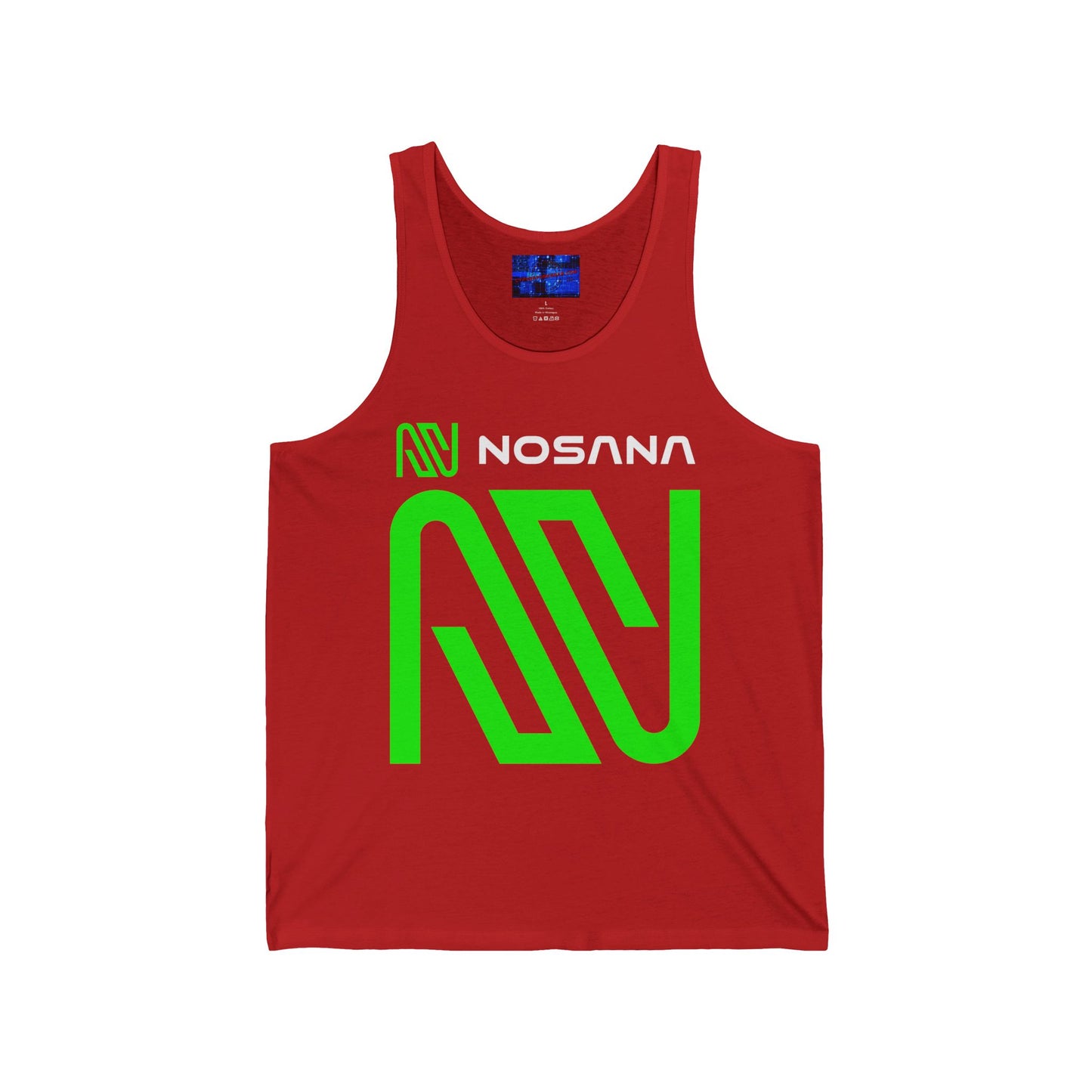 Nosana (NOS) Unisex Jersey Tank Top by cypherpunkgear.com